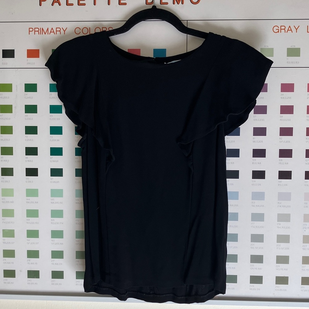 Draper James Blk Top Sz 6